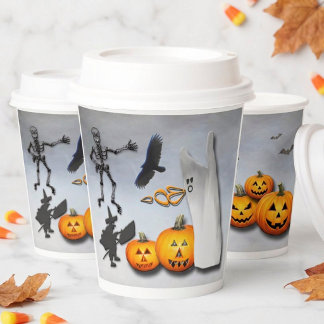 Enge Halloween Papieren Bekers