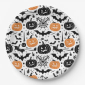 Enge Halloween  Papieren Bordje (Voorkant)