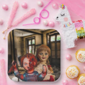 Enge Halloween Papieren Bordje (Feest)