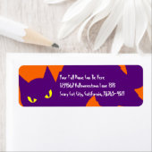 Enge Halloween Poes Kat Etiket (Insitu)