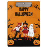 Enge Halloween – Pompoen, Geest & Klembord (Voorkant)