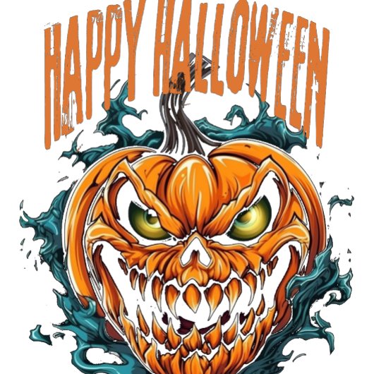 enge Halloween pompoen partij T-shirt