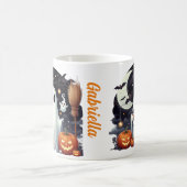 Enge Halloween pompoenen geest Koffiemok (Center)