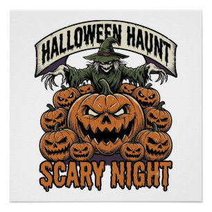 Enge Halloween Pompoenen Vintage Gravure Shirt A Perfect Poster