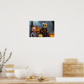 Enge Halloween. Poster (Keuken)