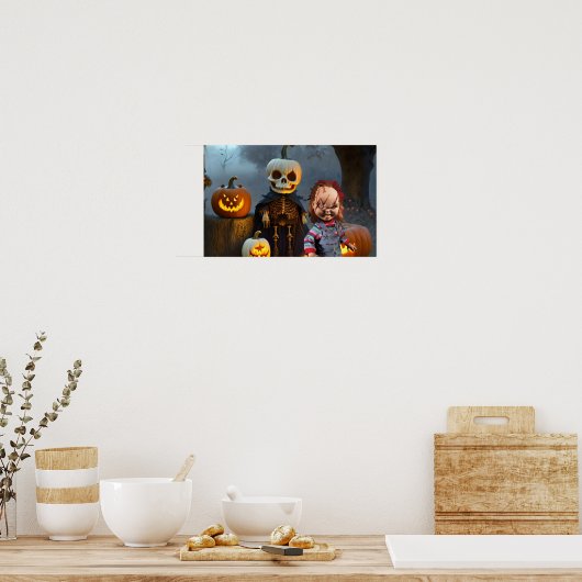 Enge Halloween. Poster (Keuken)