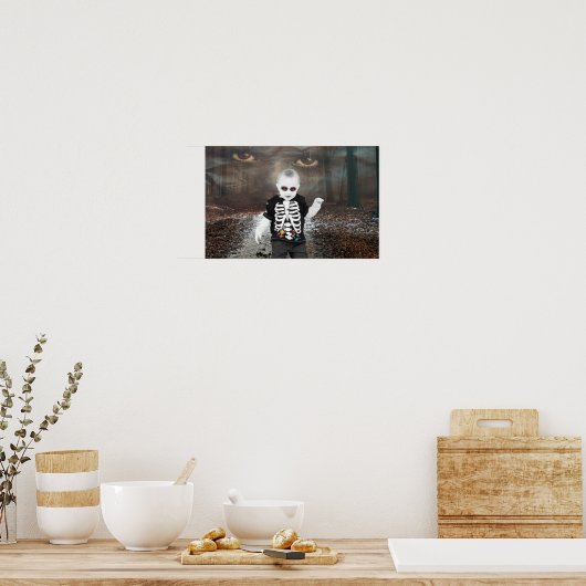Enge Halloween. Poster (Keuken)