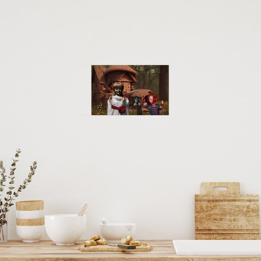 Enge Halloween. Poster (Keuken)