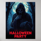 Enge Halloween Poster - griezelige horror Wall Art (Voorkant)