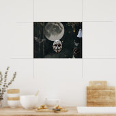 Enge Halloween Poster - Spooky en Dark (Keuken)