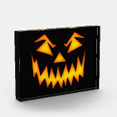 Enge Halloween Pumpkin Face Fotodoos Fotoblokken (Links)