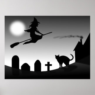 enge halloween scène poster