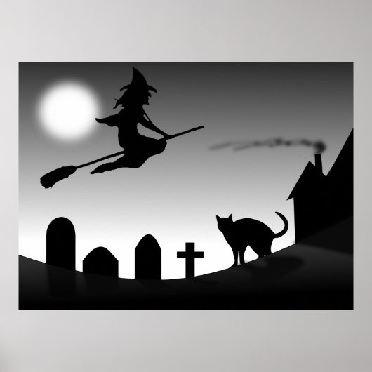 enge halloween scène poster (Voorkant)