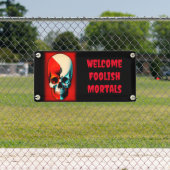 Enge Halloween schedel ontworpen banners (Insitu)