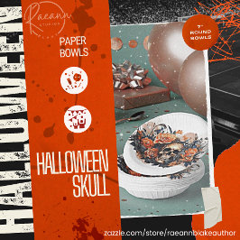 Enge Halloween Schedel Papieren Kommen