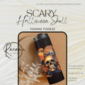 Enge Halloween Skull Thermal Tumbler Thermosbeker