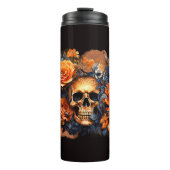 Enge Halloween Skull Thermal Tumbler Thermosbeker (Voorkant)