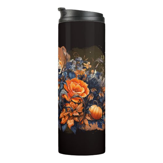 Enge Halloween Skull Thermal Tumbler Thermosbeker (Geroteerd rechts)