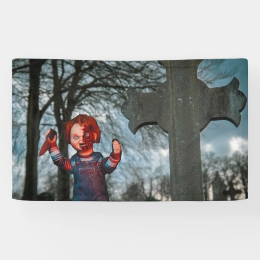 Enge Halloween Spandoek (Horizontaal)