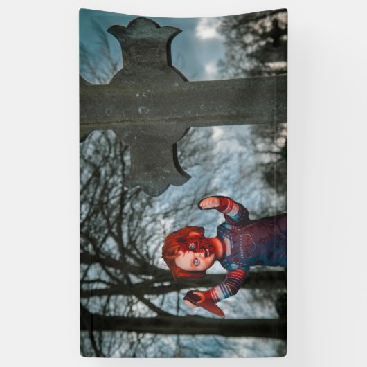 Enge Halloween Spandoek (Verticaal)