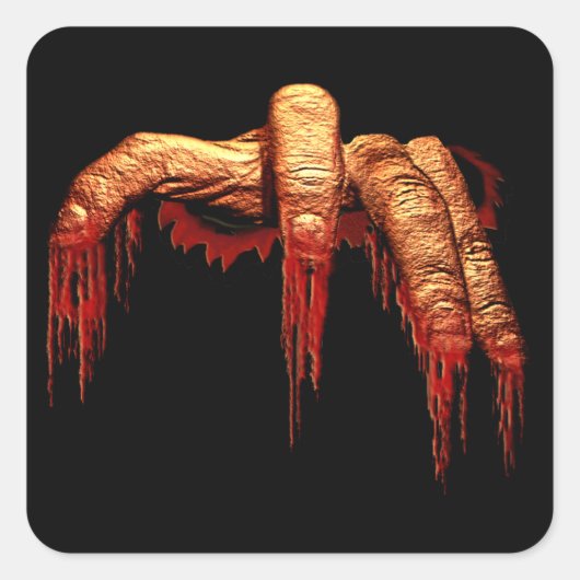 Enge Halloween Stickers Gory Zombie Stickers (Voorkant)