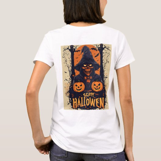 Enge halloween t-shirt (Achterkant)