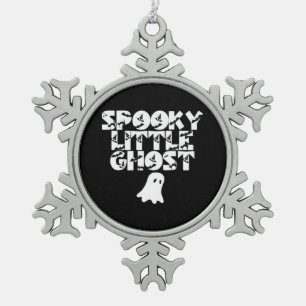 Enge Halloween Tin Sneeuwvlok Ornament