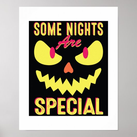 Enge Halloween Uitgerekt Canvas Print (Voorkant)