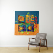 Enge Halloween Wandkleed (In Situ (horizontaal))