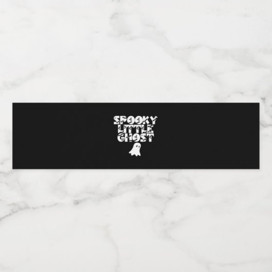 Enge Halloween Waterfles Etiket (Enkel label)