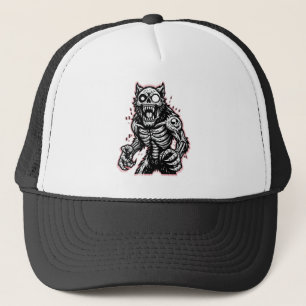 Enge Halloween Zombie Weerwolf Trucker Pet