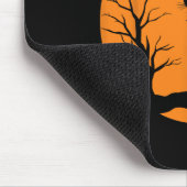 Enge Halloween Zwart Kattenkostuum Retro Mo Muismat (Hoek)