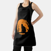 Enge Halloween Zwart Kattenkostuum Retro Mo Schort (Insitu)