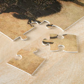 Enge Halloween Zwarte Kat Vintage Rackham Legpuzzel (Zijkant)