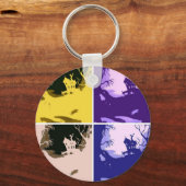 Enge Halloweenhuis Sleutelhanger (Voorkant)