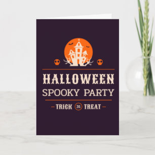 Enge Halloweenkaart Kaart