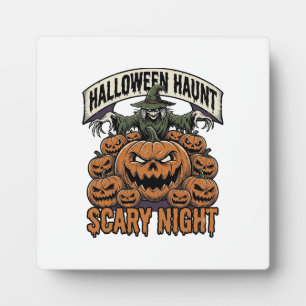 Enge Halloweenpompoenen Vintage Gravure Shirt A Fotoplaat