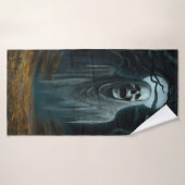 Enge handdoek. badhanddoek (Badhanddoek)