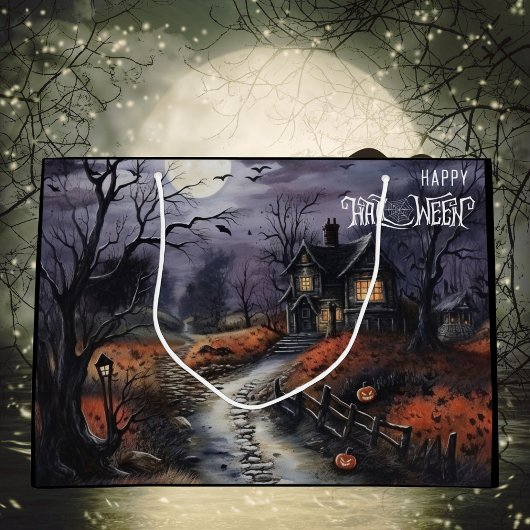 Enge Happy Halloween spookhuis Groot Cadeauzakje