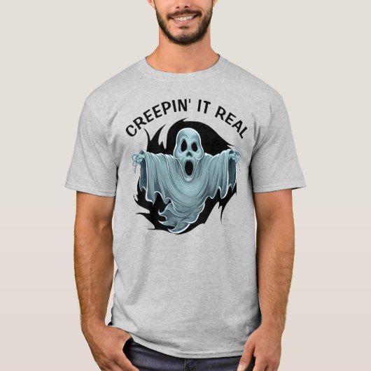 Enge Haunting Ghost Aangepast T-shirt (Voorkant)