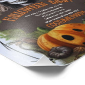 Enge heks Halloween bash kostuum party Foto Afdruk (Hoek)