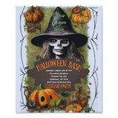 Enge heks Halloween bash kostuum party Foto Afdruk (Voorkant)