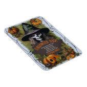 Enge heks Halloween bash kostuum party Magneet (Rechterzijde)