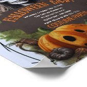 Enge heks Halloween bash kostuum party Poster (Hoek)