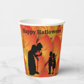 Enge heks Halloween papieren beker (Links)