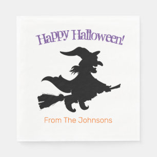 Enge Heks Halloween Papieren Feestservetten Servet