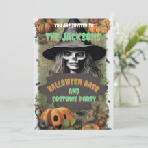 Enge heks Halloween Party