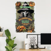 Enge Heksen Halloweenfeest Poster (Thuiskantoor)