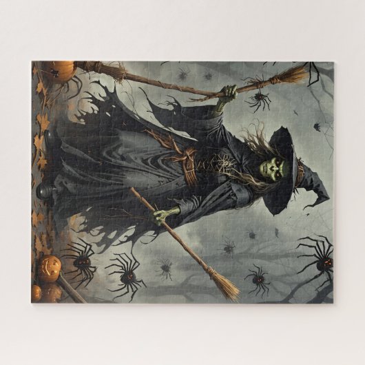 Enge heksenpuzzel legpuzzel (Horizontaal)