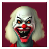 enge horror portret lelijk monster Halloween Foto Afdruk (Voorkant)